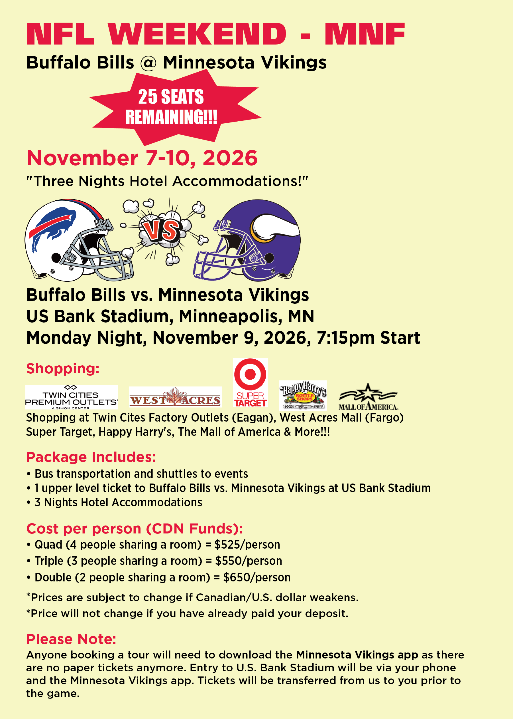 Bills Info